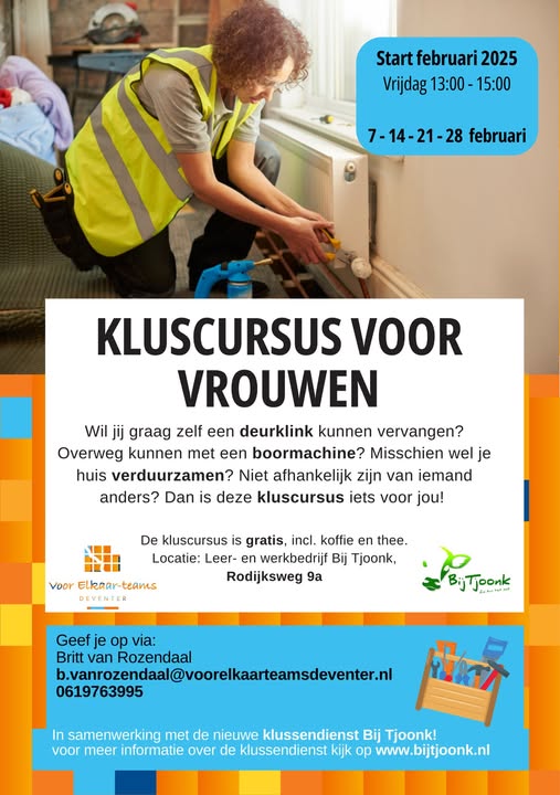 oproep kluscursus